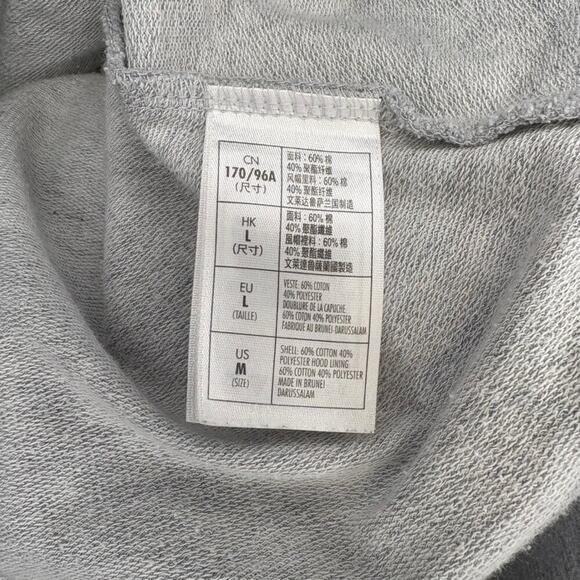 Disney Parks Minnie Mouse Oversize Grey Long Sleeve Zip Terry Hoodie Womens Sz M - Picture 5 of 6